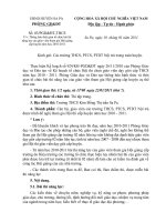 Bài soạn Thi nghiệp vụ giáo viên 2010 -2011