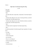 nghị luận về một hiện tượng đời sống