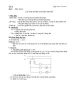 Gián án Giáo án CN9 Tiết 19