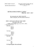 KE HOACH CA NHAN UNG DUNG NAM 2010- 2011