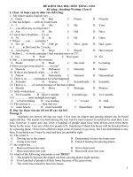 Gián án Kiem tra HSG ANH 8 Ky I