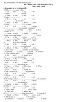 ĐỀ CƯƠNG LỚP 6 HAY