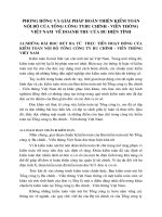 phương hướng và giải pháp hoàn thiện kiểm toán nội bộ của Tổng công tyBưu chính - Viễn thông Việt Nam  về doanh thu của Bưu điện tỉnh