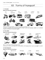 English Vocabulary Organiser with Key_Forms of transport