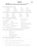 THE FOURTH TEST (B2)