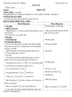 Tài liệu toán 4 tuần 20