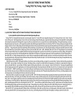 Bài giảng Đề Cương THCS Thọ Trường