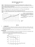 Tài liệu Đề kiểm tra học kỳ 1 Vật lý 6