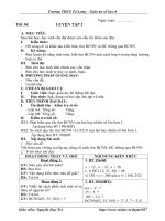 Bài giảng SH6 - TIẾT 36 - LUYỆN TẬP 2