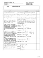 Đáp án đề thi hk 1 - 1