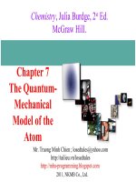 Bài giảng Chapter 7 The Quantum-Mechanical Model of the Atom
