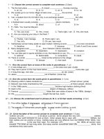 Đề tham khảo Anh 9_1