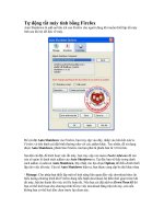 Bài giảng Tự động tắt máy tính bằng Firefox