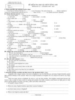 DE KIEM TRA ANH VAN 9 HKI