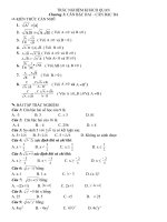 Bài soạn 250 cau hoi trac nghiem Toan 9