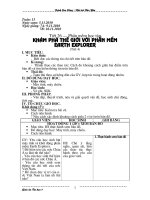 Tiết 26 - Khám phá thế giới với Earth Explorer (t4)