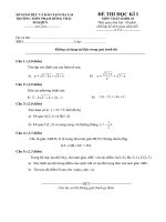 Bài giảng kiem tra hoc ki I - toan 10 co ban