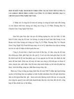 MỘT SỐ KIẾN NGHỊ  NHẰM HOÀN THIỆN CÔNG TÁC KẾ TOÁN TIỀN LƯƠNG VÀ CÁC KHOẢN TRÍCH THEO LƯƠNG TẠI CÔNG TY CỔ PHẦN THƯƠNG MẠI VÀ CHUYỂN GIAO CÔNG NGHỆ VIỆT NAM
