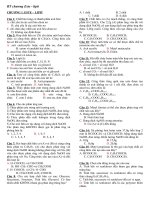 Bài tập chương Este - lipit