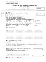 Tài liệu TOÁN LỚP 4.KÌ I.2010-2011