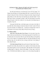 Đánh giá thực trạng tổ chức kế toán tại CTCPXD số9 Thăng Long