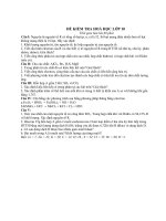 de kiem tra hoc ky 1 hoa 10