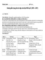 Bài hướng dẫn ôn tập học kỳ 1 ( 2010 -  2011)