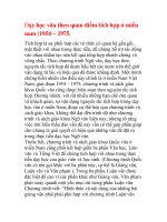 Tài liệu Dạy học văn theo quan điểm tích hợp ở miền nam