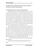 GIẢI PHÁP NÂNG CAO HIỆU QUẢ SỬ DỤNG TÀI SẢN NGẮN HẠN TẠI CÔNG TY CỔ PHẦN TẬP ĐOÀN HiPT