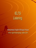 Bài giảng Teaching IELTS listening