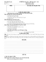 ĐỀ THI HỌC KỲ I MÔN GIÁO DỤC CÔNG DÂN LỚP 7 NĂM HCỌ 2010 - 2011