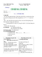 Bài soạn Đại số 9 kỳ I