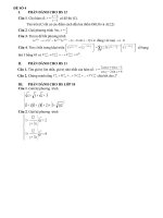 Tài liệu BAI GIẢI CỦA HỌC SINH