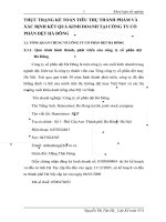 THỰC TRẠNG KẾ TOÁN TIÊU THỤ THÀNH PHẨM VÀ XÁC ĐỊNH KẾT QUẢ KINH DOANH TẠI CÔNG TY CỔ PHẦN DỆT HÀ ĐÔNG