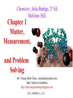 Bài giảng Chapter 1 Matter,Measurement, and Problem Solvin