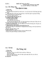 Giao an day ke lop 1,lop 3