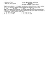 Đề luyện tập số 1