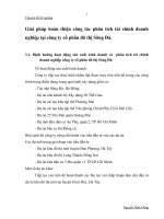 Giải pháp hoàn thiện công tác phân tích tài chính doanh nghiệp tại công ty cổ phần đô thị Sông Đà