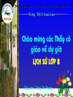 Tiet 29- Nhung net chung ve phong trao doc lap dan toc o chau A