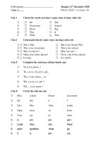 FINAL TEST 1.1 (Book 3)