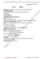 Tiếng anh 9 chuẩn