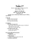 giáo án mĩ thuật lớp 3 -tuần 17