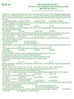 Tài liệu ĐỀ HAY ĐH HÓA 2011 SỐ 8