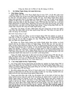 Công tác khảo sát và Một số vấn đề chung về đề tài