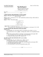 đề thi HKI toán 10 số 2