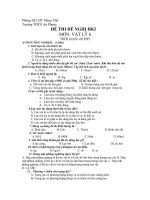 Bài giảng Đề Thi học kì