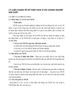 LÝ LUẬN CHUNG VỀ KẾ TOÁN TSCĐ Ở CÁC DOANH NGHIỆP SẢN XUẤT