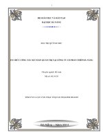 Tổ chức kế toán quản trị tại công ty cổ phần thép đà nẵng