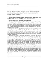 NHỮNG LÝ LUẬN CƠ BẢN VỀ CÔNG TÁC KẾ TOÁN TẬP HỢP CHI PHÍ SẢN XUẤT VÀ TÍNH GIÁ THÀNH SẢN PHẨM TRONG CÁC DOANH NGHIỆP XÂY LẮP