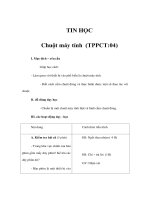 TIN HỌC - Chuột máy tính